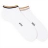 BOSS Calzini Uomo Cotone Stripe Pacco 2 Blu Bianco Nero
