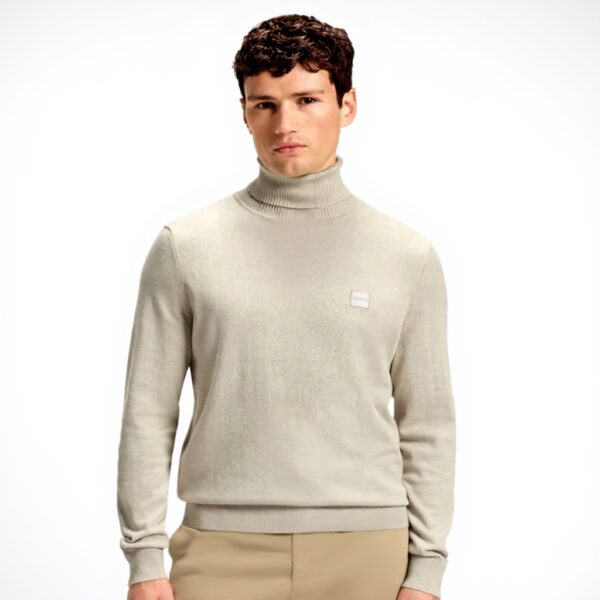 Maglione Uomo Hugo Boss Akiro S Taglio Dritto Blu Scuro