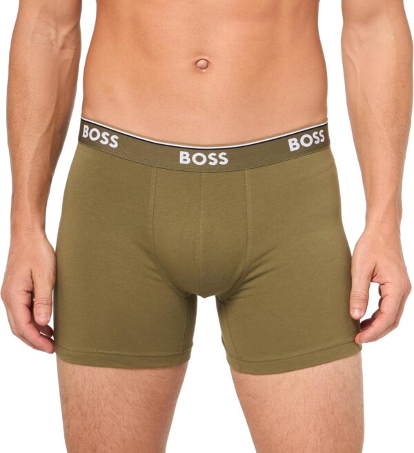 BOSS Boxer Uomo Pacco 3 Grigio Antracite Nero Comfort-1