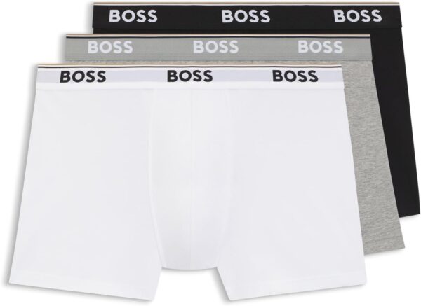 BOSS Boxer Uomo 3p Power Boxer Comodo Traspirante-1