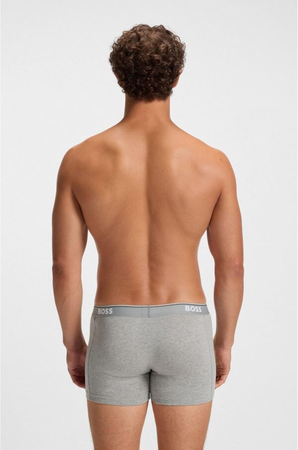 BOSS Boxer Uomo 3p Power Boxer Comodo Traspirante-3