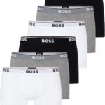BOSS Boxer Uomo 3p Power Boxer Pantaloncino Cotone-0