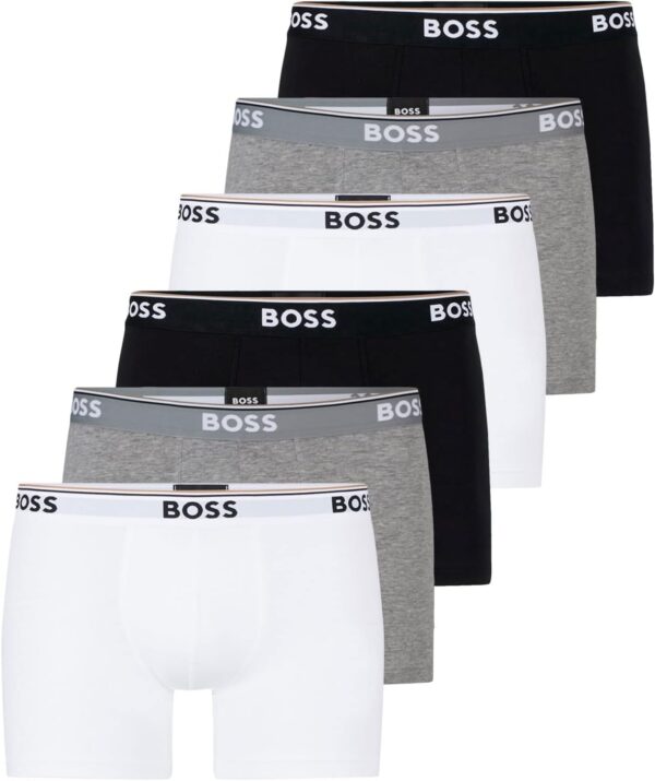BOSS Boxer Uomo 3p Power Boxer Pantaloncino Cotone-0