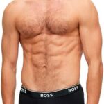 BOSS Boxer Uomo 3p Power Boxer Comodo Traspirante-0