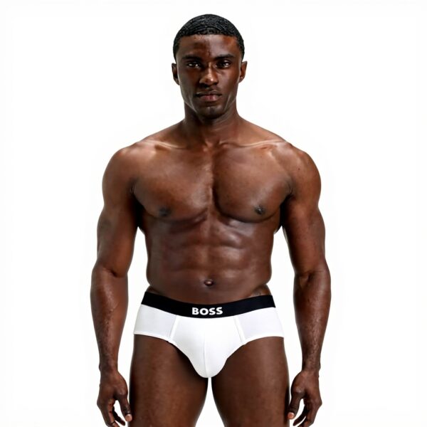 BOSS Slip Uomo Breve Pacco 3 Cotone Vita Bassa