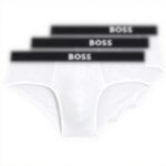 BOSS Slip Uomo Breve Pacco 3 Cotone Vita Bassa