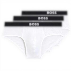 BOSS Slip Uomo Breve Pacco 3 Cotone Vita Bassa
