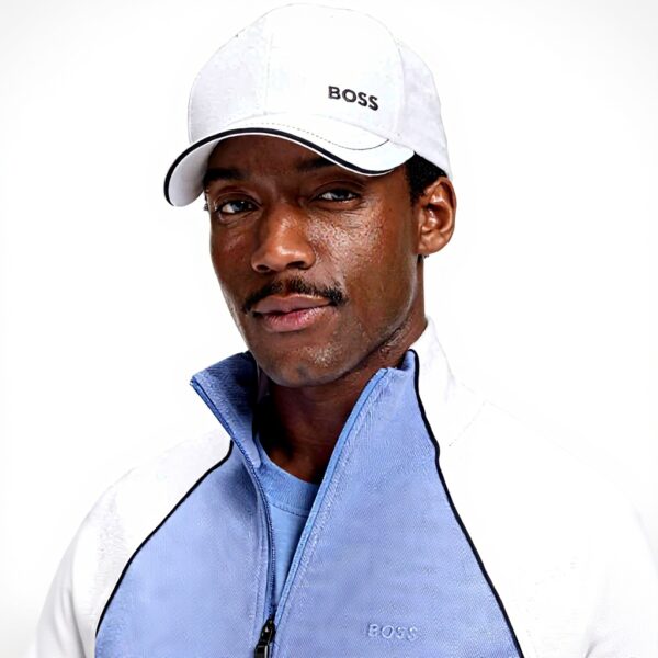 Cappellino da baseball Boss Uomo Nero Bianco Taglia unica