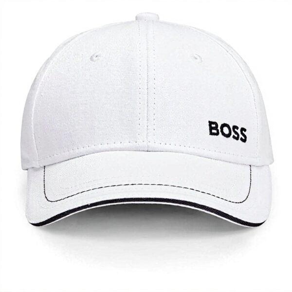 Cappellino da baseball Boss Uomo Nero Bianco Taglia unica