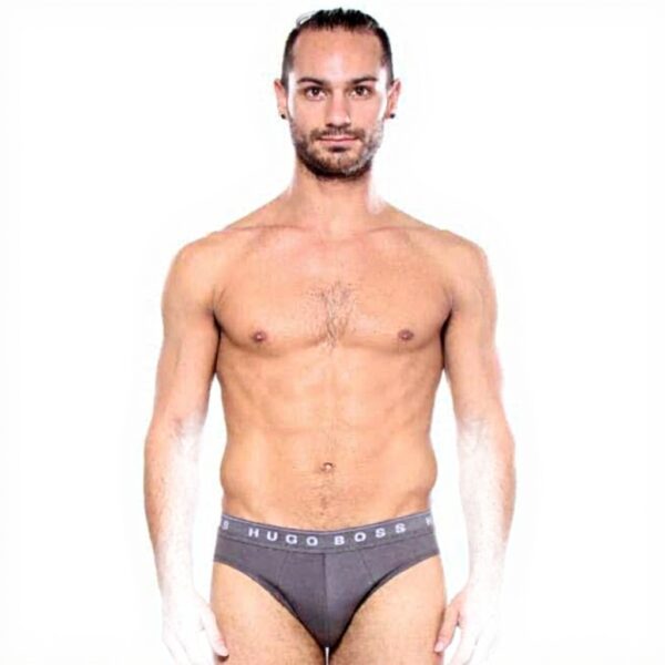 BOSS Mutande Uomo Cotone Puro 3 Pezzi Slip Confortevoli