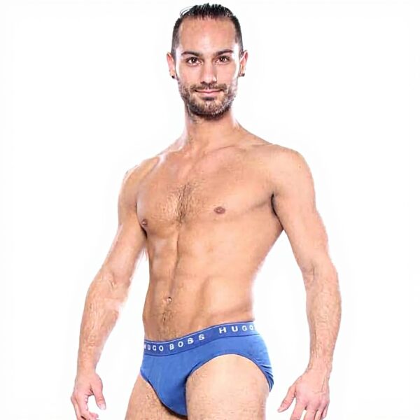 BOSS Mutande Uomo Cotone Puro 3 Pezzi Slip Confortevoli