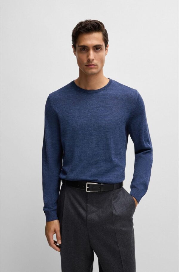 BOSS Cintura Uomo Erman-l_sz35 Pelle Marrone Nero 3.5 cm-6