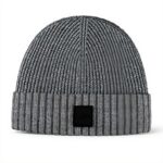 Berretto Uomo Boss Flavio Maglia Argento Taglia Unica