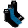 Calze BOSS Iconic Uomo Blu 3 Paia Taglia 40-46