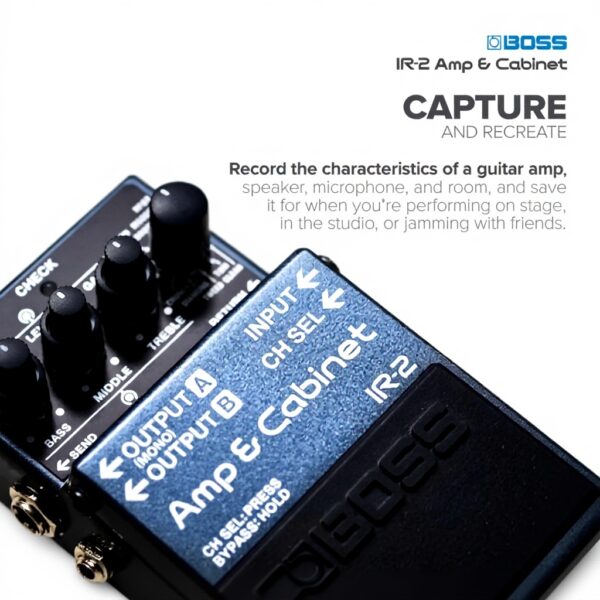 BOSS IR-2 Emulatore Ampli Cabinet Pedale Effetti Chitarra