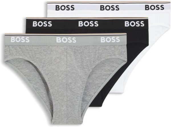 BOSS Lettera 3p Power Mutande Uomo Boxer Comodi Tessuto-2
