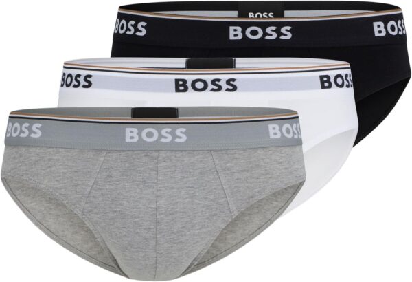 BOSS Lettera 3p Power Mutande Uomo Boxer Comodi Tessuto-9