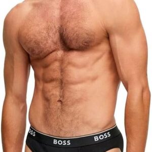 BOSS Lettera 3p Power Mutande Uomo Boxer Comodi Tessuto-0