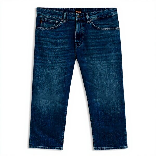 BOSS Maine Jeans Uomo Blu Medio Vestibilità Normale