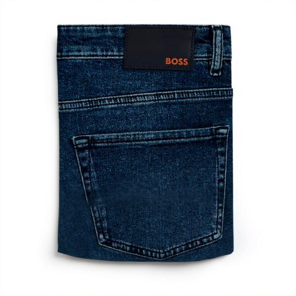 BOSS Maine Jeans Uomo Blu Medio Vestibilità Normale