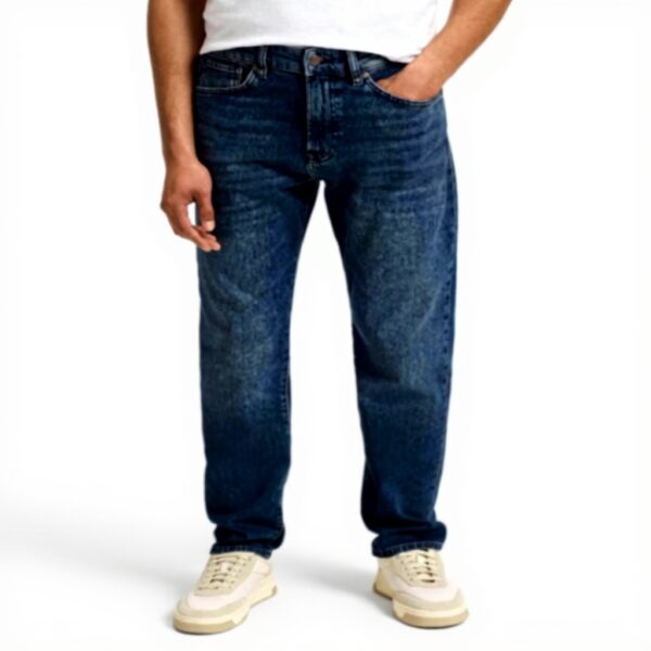 BOSS Maine Jeans Uomo Blu Medio Vestibilità Normale