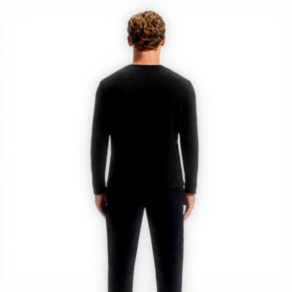 BOSS T-shirt Uomo Cotone Maglietta Maniche Lunghe Logo