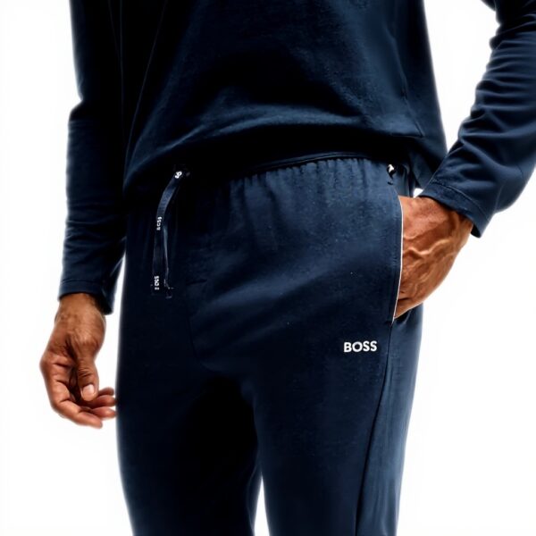 Pantaloni Uomo Boss Mix Match Cotone Elastico Vita