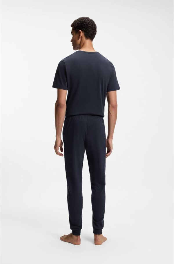 Pantaloni Uomo BOSS Mix&Match Vita Elasticizzata Blu Scuro-3
