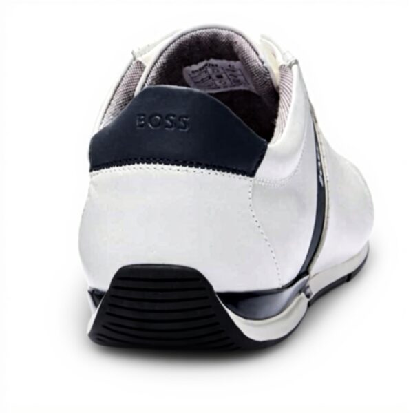 BOSS Saturn Lowp Sneaker Uomo Nero Bianco Casual Comodo