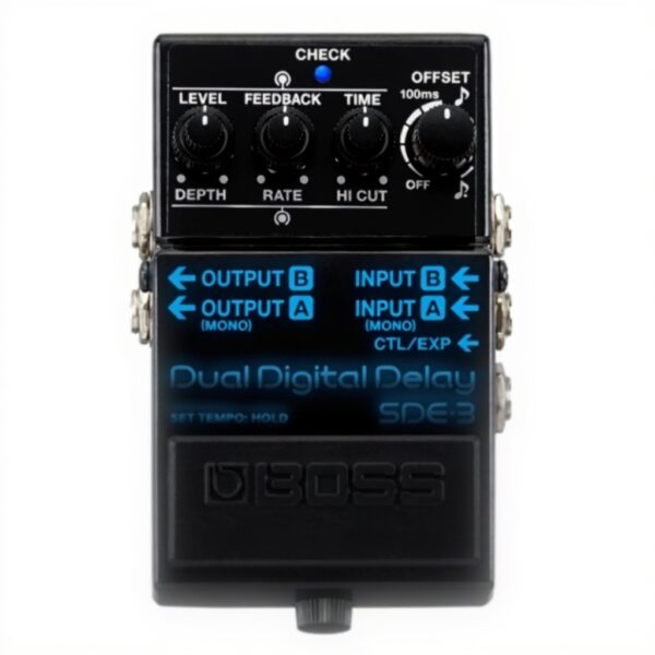 BOSS SDE-3 Pedale Delay Digitale Chitarra Effetti Compatto