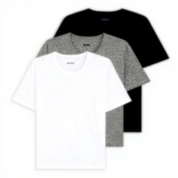 T-shirt BOSS Uomo Maglietta Classica Morbida Confezione 3p