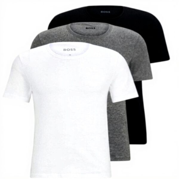 T-shirt BOSS Uomo Maglietta Classica Morbida Confezione 3p