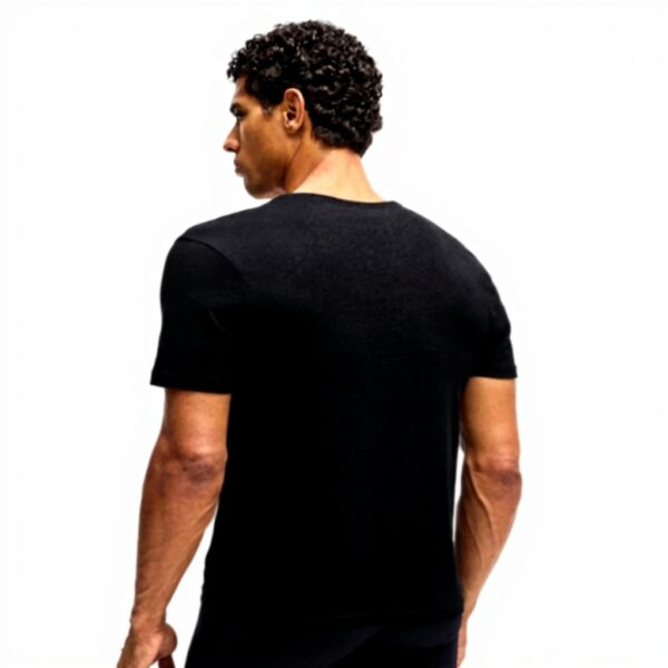 BOSS T-Shirt Uomo Nero Classico Morbido Traspirante XL