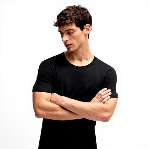 T-shirt BOSS Uomo Classic Maglietta Open Blue XXL