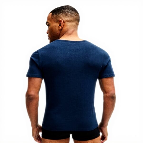 T-shirt BOSS Uomo Classic Maglietta Open Blue XXL