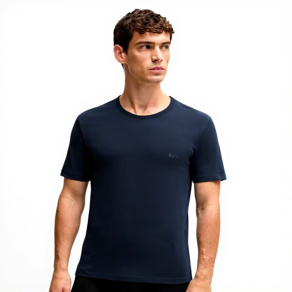 T-shirt BOSS Uomo Classic Maglietta Open Blue XXL