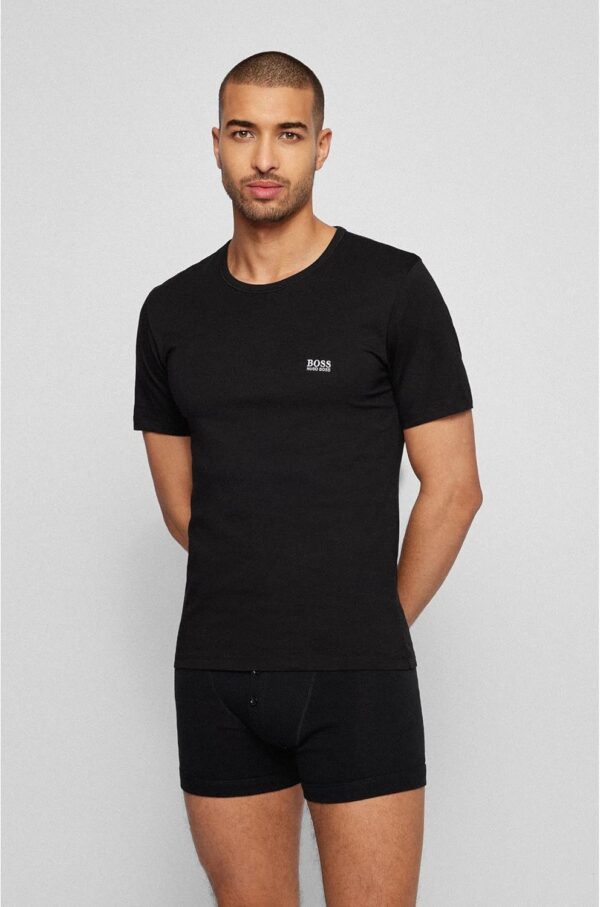 BOSS T-Shirt RN 3p Maglietta Uomo Pacco da 3-4