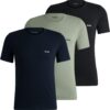 BOSS T-Shirt RN 3p Maglietta Uomo Pacco 3 Cotone-0