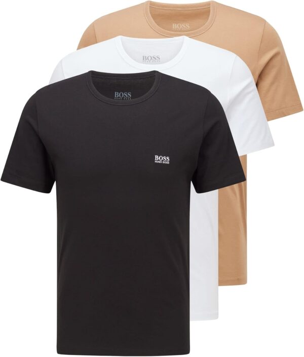 BOSS T-Shirt RN 3p Maglietta Uomo Pacco da 3-0