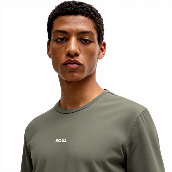 T-shirt BOSS Uomo Tchark TChark taglio dritto elastam