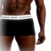 BOSS Boxer aderenti Uomo Trunk 3P Revive Tronco Nero XL