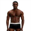 BOSS Boxer aderenti Uomo Trunk 3P Revive Tronco Nero XL
