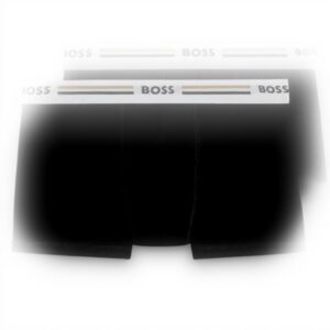 BOSS Boxer aderenti Uomo Trunk 3P Revive Tronco Nero XL