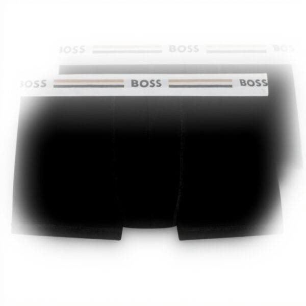 BOSS Boxer aderenti Uomo Trunk 3P Revive Tronco Nero XL