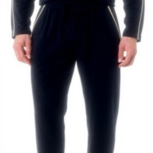 Pantaloni Pigiama Uomo Boss Cotone Elasticizzato Blu Grigio