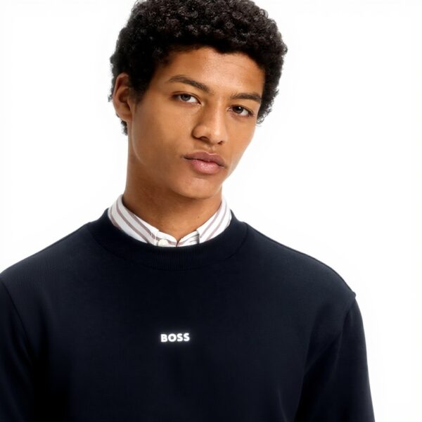 BOSS Wesmallcrew Maglione Uomo Cotone 100 Maglieria