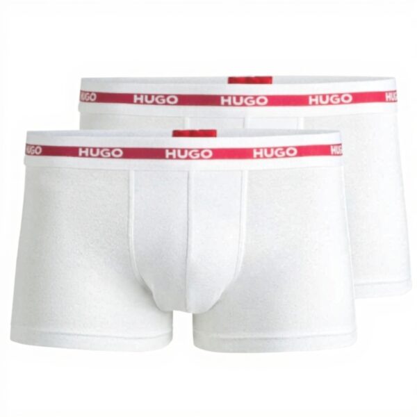 HUGO Boxer Uomo Tripl Planet Breve Cotone Elastan