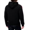 Felpa Uomo Hugo Boss Nero Logo Ricamato Cappuccio