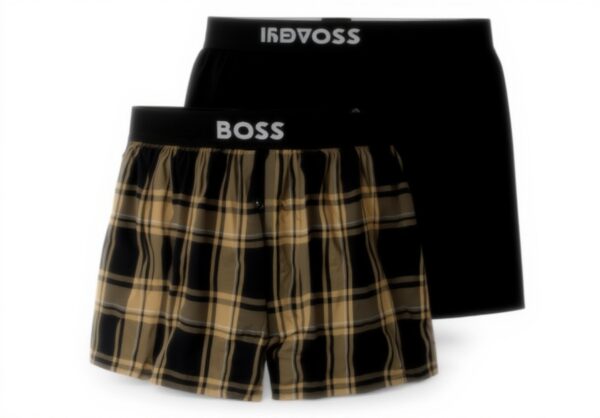 Pantaloni pigiama BOSS Boxer Shorts Uomo cotone confortevole