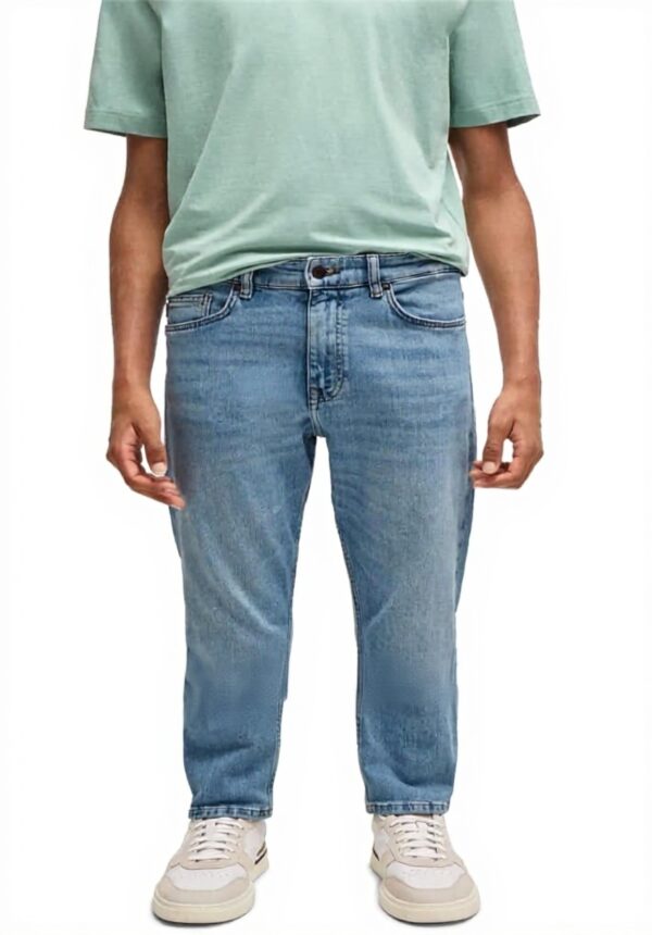 BOSS Delaware BC-l-c Jeans Uomo Nero Blu Casual